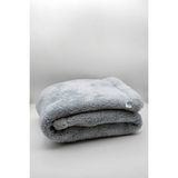 Urz Store Kedi ve Köpek Battaniyesi Welsoft Peluş Yıkanabilir 5 Renk 3 Boy Seçenekli - Gri - 120 x 100 cm