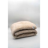 Urz Store Kedi ve Köpek Battaniyesi Welsoft Peluş Yıkanabilir 5 Renk 3 Boy Seçenekli - Krem - 100 x 80 cm