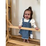 Urzalo Baby Kot Elbise Bluz Bebek Takımı - Açık Mavi - 6 - 9 Ay