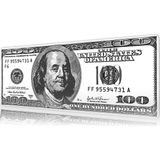 Urzuva 100 Dollar 70X30 3mm Kalınlık Premium Gaming Oyuncu Mousepad, Anti Slip Xxl Mouse Pad - Çok Renkli