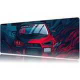 Urzuva Araba Modelleri 80X30 3mm Kalınlık Premium Gaming Oyuncu Mousepad, Anti Slip Xxl Mouse Pad - Çok Renkli
