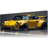 Urzuva Araba Modelleri Golden Outlaw Drive Gaming Oyuncu Xl Mouse Pad Mousepad 80X30 cm 3mm Dikişli Model - 80X30 3mm