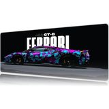 Urzuva Araba Modelleri Midnight Racer Drive Gaming Oyuncu Xl Mouse Pad Mousepad 80X30 cm 3mm Dikişli Model - 80X30 3mm