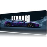 Urzuva Araba Modelleri Neon Phantom Gaming Oyuncu Xl Mouse Pad Mousepad 80X30 cm 3mm Dikişli Model - 80X30 3mm