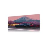urzuva Araba Modelleri Neon Sakura Drive Gaming Oyuncu XL Mouse Pad Mousepad 80X30 cm 3Mm Dikişli Model