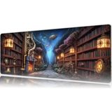 Urzuva Arcane Academy 70X30 3mm Kalınlık Premium Gaming Oyuncu Mousepad, Anti Slip Xxl Mouse Pad - Çok Renkli
