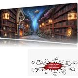 Urzuva Arcane Academy 90X40 4mm Kalınlık Premium Gaming Oyuncu Mousepad, Anti Slip Xxl Mouse Pad - Çok Renkli