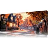 Urzuva Autumn Whispers 80X30 3mm Kalınlık Premium Gaming Oyuncu Mousepad, Anti Slip Xxl Mouse Pad - Çok Renkli