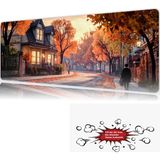 Urzuva Autumn Whispers 90X40 4mm Kalınlık Premium Gaming Oyuncu Mousepad, Anti Slip Xxl Mouse Pad - Çok Renkli