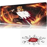 Urzuva Blazeborn 90X40 4mm Kalınlık Premium Gaming Oyuncu Mousepad, Anti Slip Xxl Mouse Pad - Çok Renkli
