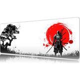 Urzuva Blood Sun Ronin 70X30 3mm Kalınlık Premium Gaming Oyuncu Mousepad, Anti Slip Xxl Mouse Pad - Çok Renkli