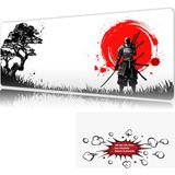 Urzuva Blood Sun Ronin 90X40 4mm Kalınlık Premium Gaming Oyuncu Mousepad, Anti Slip Xxl Mouse Pad - Çok Renkli