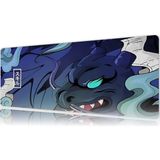 Urzuva Blue Azure Wrath Gaming Oyuncu Xl Mouse Pad Mousepad 80X30 cm 3mm Dikişli Model - 80X30 3mm