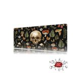 urzuva Botanic Bones 90x40 4MM Kalınlık Premium Gaming oyuncu mousepad, Anti Slip XXL mouse pad