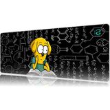 Urzuva Chemical Confusion 80X30 3mm Kalınlık Premium Gaming Oyuncu Mousepad, Anti Slip Xxl Mouse Pad - Çok Renkli
