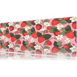 Urzuva Çilek Gaming Oyuncu Xl Mouse Pad Mousepad 80X30 cm 3mm Dikişli Model - 80X30 3mm