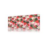 urzuva Çilek Gaming Oyuncu XL Mouse Pad Mousepad 80X30 cm 3Mm Dikişli Model