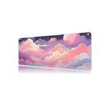 urzuva Cloud Fantasy Gaming Oyuncu XL Mouse Pad Mousepad 80X30 cm 3Mm Dikişli Model