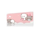 urzuva Cozy Paws 70X30 3MM Kalınlık Premium Gaming oyuncu mousepad, Anti Slip XXL mouse pad
