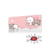 urzuva Cozy Paws 90x40 4MM Kalınlık (TR'de ilk) Premium Gaming oyuncu mousepad, Anti Slip XXL mouse pad
