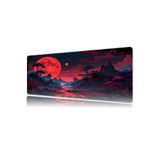 urzuva Crimson Moonrise Gaming Oyuncu XL Mouse Pad Mousepad 80X30 cm 3Mm Dikişli Model