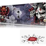 Urzuva Crimson Vs Ivory 90X40 4mm Kalınlık Premium Gaming Oyuncu Mousepad, Anti Slip Xxl Mouse Pad - Çok Renkli