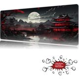 Urzuva Dark Serenity 90X40 4mm Kalınlık Premium Gaming Oyuncu Mousepad, Anti Slip Xxl Mouse Pad - Çok Renkli