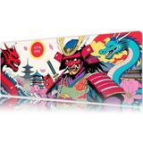 Urzuva Demon Of The Rising Sun 70X30 3mm Kalınlık Premium Gaming Oyuncu Mousepad, Anti Slip Xxl Mouse Pad - Çok Renkli