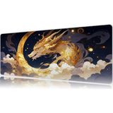 Urzuva Draconis Noctis 80X30 3mm Kalınlık Premium Gaming Oyuncu Mousepad, Anti Slip Xxl Mouse Pad - Çok Renkli