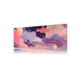 urzuva Dreamscape Sky 70X30 3MM Kalınlık Premium Gaming oyuncu mousepad, Anti Slip XXL mouse pad