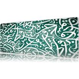Urzuva Emerald Script Gaming Oyuncu Xl Mouse Pad Mousepad 80X30 cm 3mm Dikişli Model - 80X30 3mm