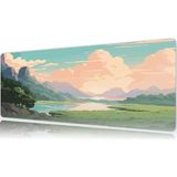 Urzuva Emerald Valley Gaming Oyuncu Xl Mouse Pad Mousepad 80X30 cm 3mm Dikişli Model - 80X30 3mm