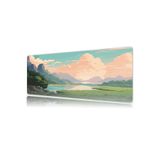 urzuva Emerald Valley Gaming Oyuncu XL Mouse Pad Mousepad 80X30 cm 3Mm Dikişli Model