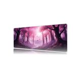 urzuva Enchanted Blossom Forest 70X30 3MM Kalınlık Premium Gaming oyuncu mousepad, Anti Slip XXL mouse pad