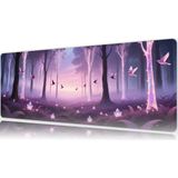 Urzuva Enchanted Dawn 70X30 3mm Kalınlık Premium Gaming Oyuncu Mousepad, Anti Slip Xxl Mouse Pad - Çok Renkli