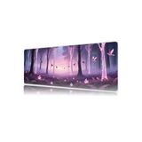 urzuva Enchanted Dawn 70X30 3MM Kalınlık Premium Gaming oyuncu mousepad, Anti Slip XXL mouse pad
