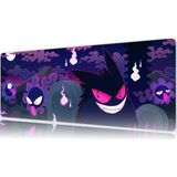 Urzuva Gaming Oyuncu Xl Mouse Pad Kaydırmaz Dikişli Mousepad 80X30 cm - Mor - Siyah