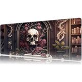 Urzuva Gothic Bloom 80X30 3mm Kalınlık Premium Gaming Oyuncu Mousepad, Anti Slip Xxl Mouse Pad - Çok Renkli