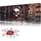Urzuva Gothic Bloom 90X40 4mm Kalınlık Premium Gaming Oyuncu Mousepad, Anti Slip Xxl Mouse Pad - Çok Renkli