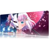 Urzuva Half Truth, Half Curse 70X30 3mm Kalınlık Premium Gaming Oyuncu Mousepad, Anti Slip Xxl Mouse Pad - Çok Renkli