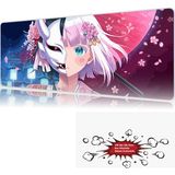 Urzuva Half Truth, Half Curse 90X40 4mm Kalınlık Premium Gaming Oyuncu Mousepad, Anti Slip Xxl Mouse Pad - Çok Renkli