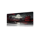 urzuva Japon Mimarisi Gaming Oyuncu Xl Mouse Pad Kaydırmaz Dikişli Mousepad 80x30 Cm