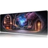 Urzuva Library Gateway 70X30 3mm Kalınlık Premium Gaming Oyuncu Mousepad, Anti Slip Xxl Mouse Pad - Çok Renkli