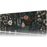 Urzuva Midnight Garden 80X30 3mm Kalınlık Premium Gaming Oyuncu Mousepad, Anti Slip Xxl Mouse Pad - Çok Renkli