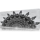 Urzuva Midnight Lotus Gaming Oyuncu Xl Mouse Pad Mousepad 80X30 cm 3mm Dikişli Model - 80X30 3mm