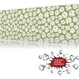 Urzuva Mint Blossom 90X40 4mm Kalınlık Premium Gaming Oyuncu Mousepad, Anti Slip Xxl Mouse Pad - Çok Renkli