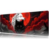 Urzuva Mk Wolfs 70X30 3mm Kalınlık Premium Gaming Oyuncu Mousepad, Anti Slip Xxl Mouse Pad - Çok Renkli