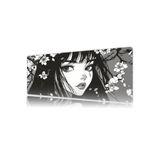 urzuva Mono Sakura Gaming Oyuncu XL Mouse Pad Mousepad 80X30 cm 3Mm Dikişli Model