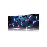 urzuva Neon Grid 70X30 3MM Kalınlık Premium Gaming oyuncu mousepad, Anti Slip XXL mouse pad