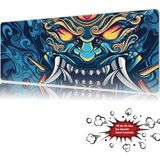 Urzuva Oni Reborn 90X40 4mm Kalınlık Premium Gaming Oyuncu Mousepad, Anti Slip Xxl Mouse Pad - Çok Renkli